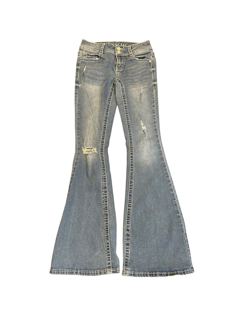 Y2K Gemma Rae Low Rise Flare Jeans